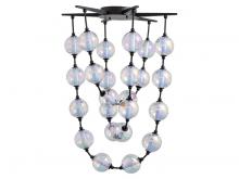  9013-28 BLK - Perla - 28" Chandelier